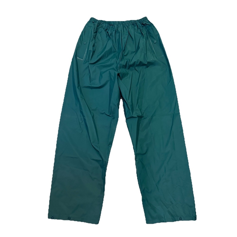 Totes Vintage Green Weather Protectors Waterproof Pants Pockets Men's Large‎